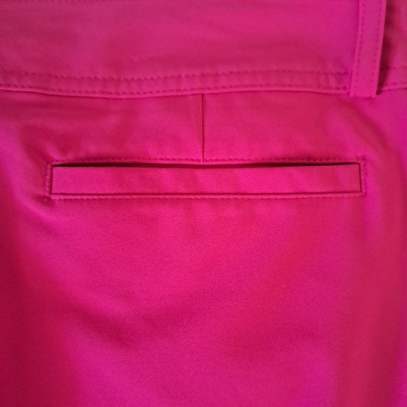 Pebble Beach Capri Pant Bright Pink SZ 10 Golf Pickleball #77 - Picture 9 of 11